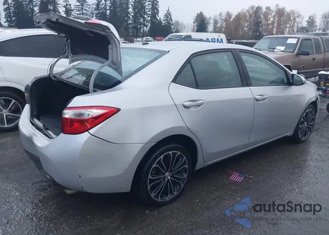 2014 Toyota Corolla S Plus z USA, uszkodzony, nr VIN 2T1BURHE9EC020018